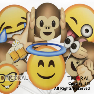 PHOTO PROPS EMOTICONES DIVERTIDOS X12